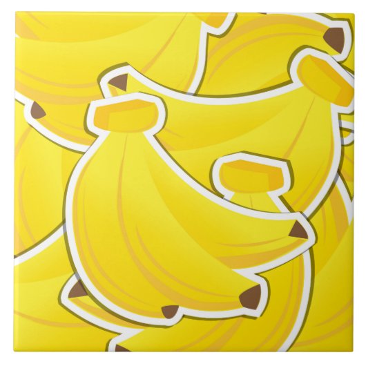 Funkbananen Fliese (Vorderseite)