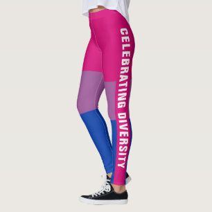 Funke farbiger, einzigartiger Text für die Fahne " Leggings