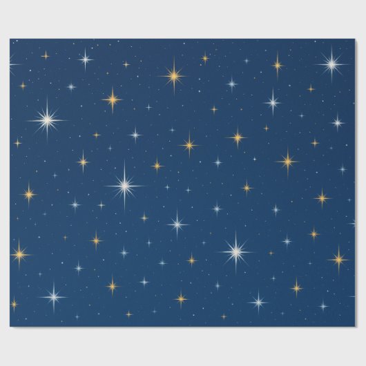Funkel funkel Stern Geschenkpapier (Flach)