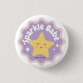 Funkelbabe Button (Vorderseite)