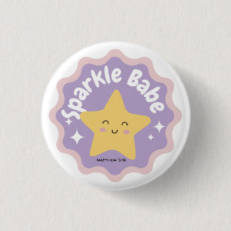 Funkelbabe Button