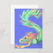 Funkeldrache Dankeskarte (Vorne/Hinten)