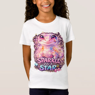 FUNKELE WIE EIN STERN - Gecko Feinjersey T-Shirt