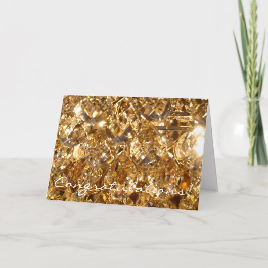 Funkelgrüße Karte (Vorderseite)