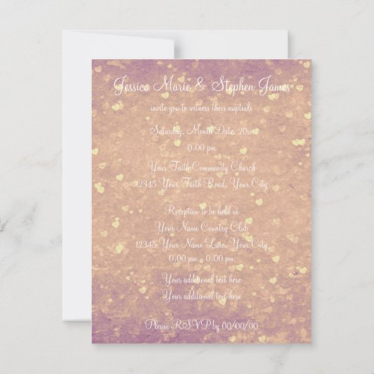 Funkelhörer Einladung (Rückseite)