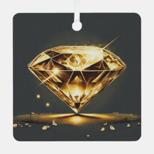 Funkellächeln Ornament Aus Metall