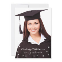 Funkelleuchten Foto Abschluss Ankündigung