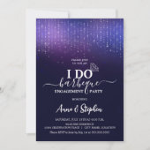 Funkellicht Ich mache GRILLEN Engagement Party Einladung (Vorderseite)