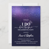 Funkellicht Ich mache GRILLEN Engagement Party Einladung (Vorderseite)