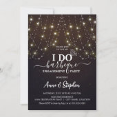 Funkellicht Ich mache GRILLEN Engagement Party Einladung (Vorderseite)