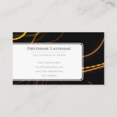 Funkellichter beleuchten berufliche Ereignismanage Visitenkarte (Rückseite)