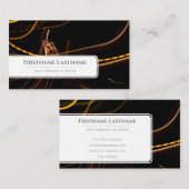 Funkellichter beleuchten berufliche Ereignismanage Visitenkarte (Vorne/Hinten)