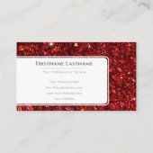 Funkellichter beleuchten berufliche Ereignismanage Visitenkarte (Rückseite)