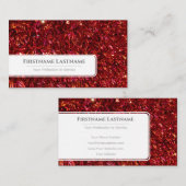 Funkellichter beleuchten berufliche Ereignismanage Visitenkarte (Vorne/Hinten)