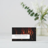 Funkellichter beleuchten berufliche Ereignismanage Visitenkarte (Stehend Vorderseite)