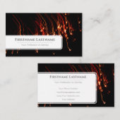 Funkellichter beleuchten berufliche Ereignismanage Visitenkarte (Vorne/Hinten)