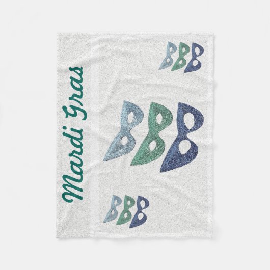 Funkelmasken - fleecedecke (Vorderseite)