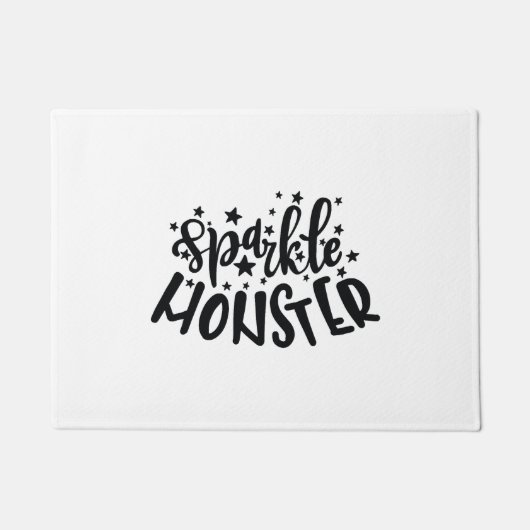 Funkelmonster Halloween Fußmatte (Vorderseite)