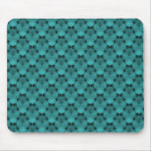 Funkeln Aquamariner Retro-Funk Kreise Mousepad (Vorne)