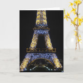 Funkeln, Funkeln-Eiffelturm Karte (Gelbe Blume)