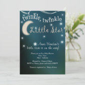 Funkeln, Funkeln, kleiner Stern Einladung (Stehend Vorderseite)