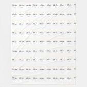 Funkeln-Funkeln-kleiner Stern Fleecedecke (Vorderseite)