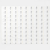 Funkeln-Funkeln-kleiner Stern Fleecedecke (Vorderseite (Horizontal))