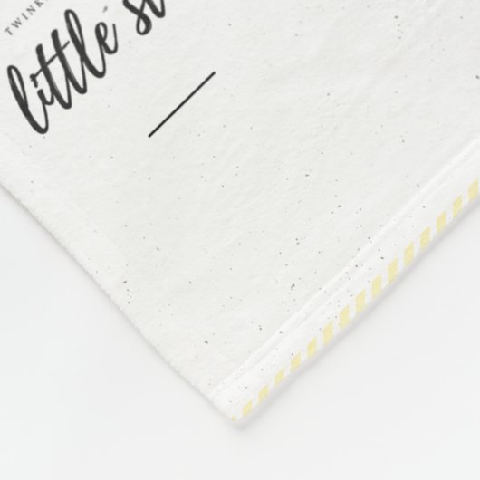 Funkeln-Funkeln-kleiner Stern Fleecedecke (Ecke)