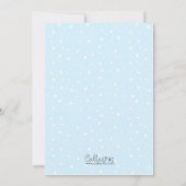 Funkeln-Funkeln-Stern-Einladung - mit Mond Einladung (Rückseite)