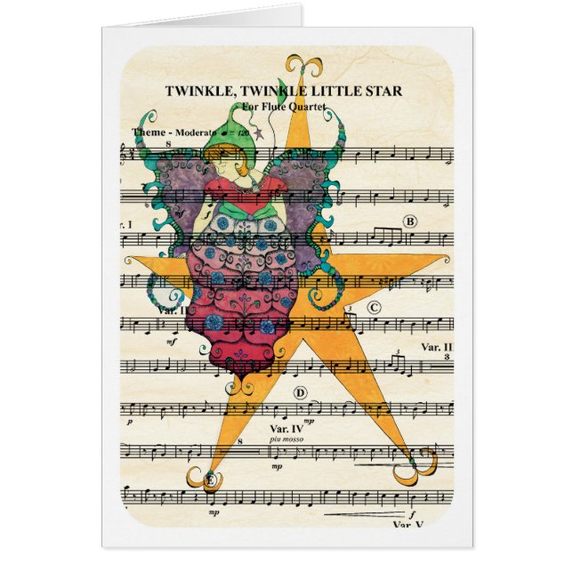 Funkeln-Karte (Vorne)