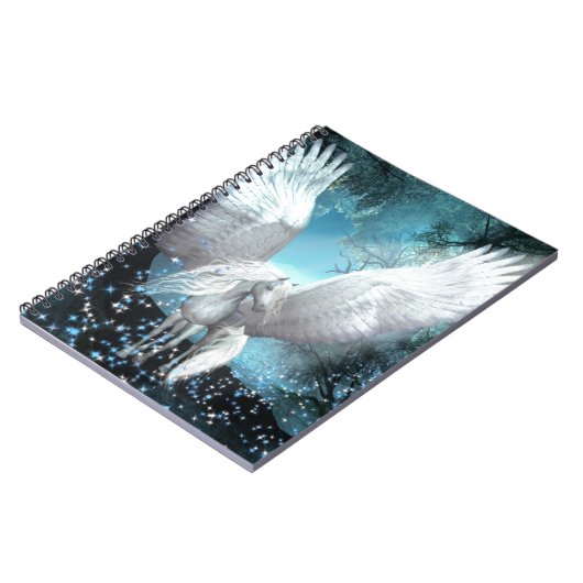 Funkeln Pegasus Notizblock (Linke Seite)