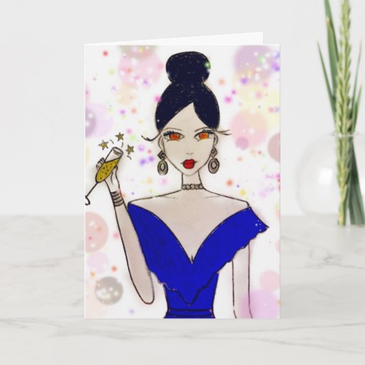 funkeln und glänzen karte (Vorderseite)