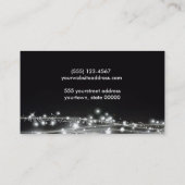 Funkeln Visitenkarte (Rückseite)