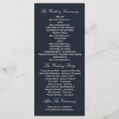 funkelnd Abendlichter romantische Hochzeitsfeiern Programm (Rückseite)