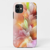 Funkelnd Abstrakte Blume Case-Mate iPhone Hülle (Rückseite)