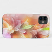 Funkelnd Abstrakte Blume Case-Mate iPhone Hülle (Rückseite (Horizontal))