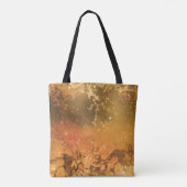 Funkelnd Abstrakte Kupfer Bronze Moderne Glam Chic Tasche (Rückseite)