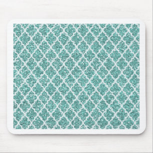 funkelnd Aquamarin Mousepad