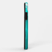 Funkelnd aquamarine Musiknote u. Stilett-Ferse Case-Mate iPhone Hülle (Hinten/Rechts)