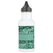 Funkelnd Aquamariner Glitzer Trinkflasche (Links)