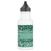 Funkelnd Aquamariner Glitzer Trinkflasche (Rechts)
