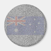 Funkelnd australische Flagge Magnet (Vorne)