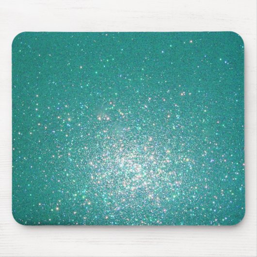 Funkelnd Blau Mousepad (Vorne)