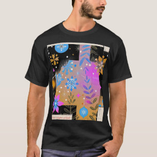 Funkelnd Blau und Goldener Traum – Flüstern des Li T-Shirt