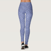 Funkelnd blaue Leggings (Rückseite)