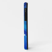 Funkelnd blaue/silberne Musik-Anmerkung u. Case-Mate iPhone Hülle (Hinten/Links)