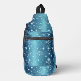 Funkelnd Blue Glam Slingbag Crossbody Bag