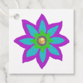 Funkelnd Blume Eid Geschenkanhänger (Vorderseite)