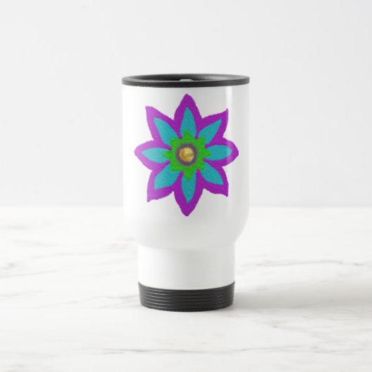 Funkelnd Blume Eid Reisebecher (Mittel)