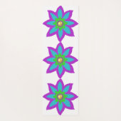 Funkelnd Blume Eid Yogamatte (Rückseite)